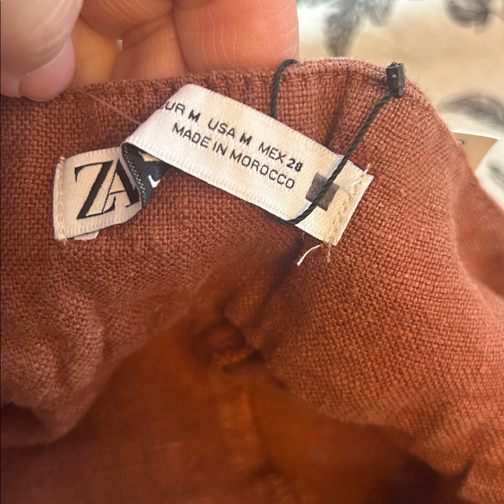 Zara Rust Brown Backless Maxi Dress - Picture 15 of 15